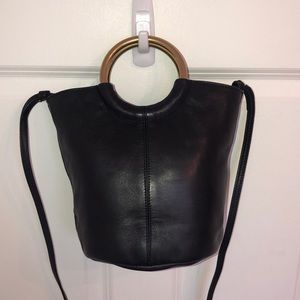 J.Crew bracelet bucket bag in Italian leather